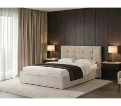 Кровать № 14 (прямоугольники) с основанием без ПМ