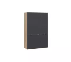 Шкаф комбинированный с 3 дверями со стеклом Глосс - СМ-319.07.431*