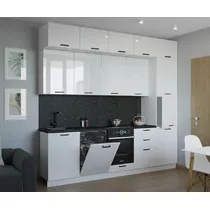 Кухонный гарнитур Белый глянец-17 (3000 мм)